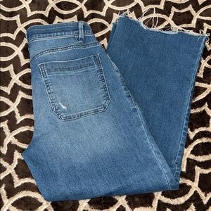 Democracy Women's Blue Wide Leg Jeans